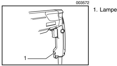 MAKITA HR2452 - Allumage de la lampe - 1