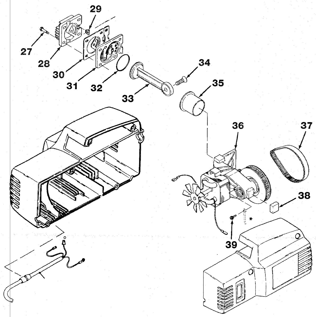 MAKITA MAC500 - Clé n° : pièces n° : description - 1