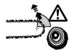 MAKITA PS-222 TH - CAUTION: Excessive depth increases the risk of kickback! - 1