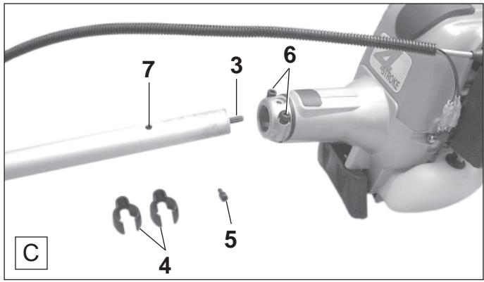 MAKITA MS250.4 - Schmierung der biegsamen Welle - 1