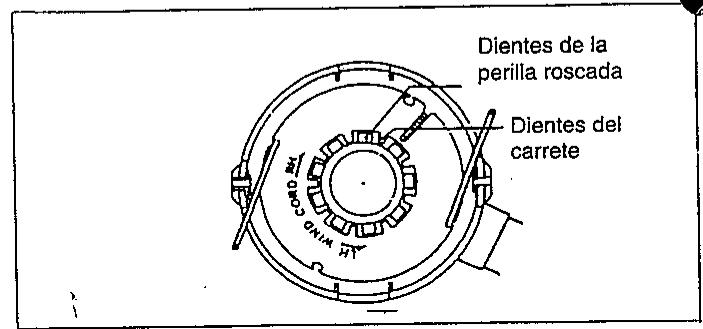 MAKITA RBC421 - Reemplazo del cordón de nilon - 8
