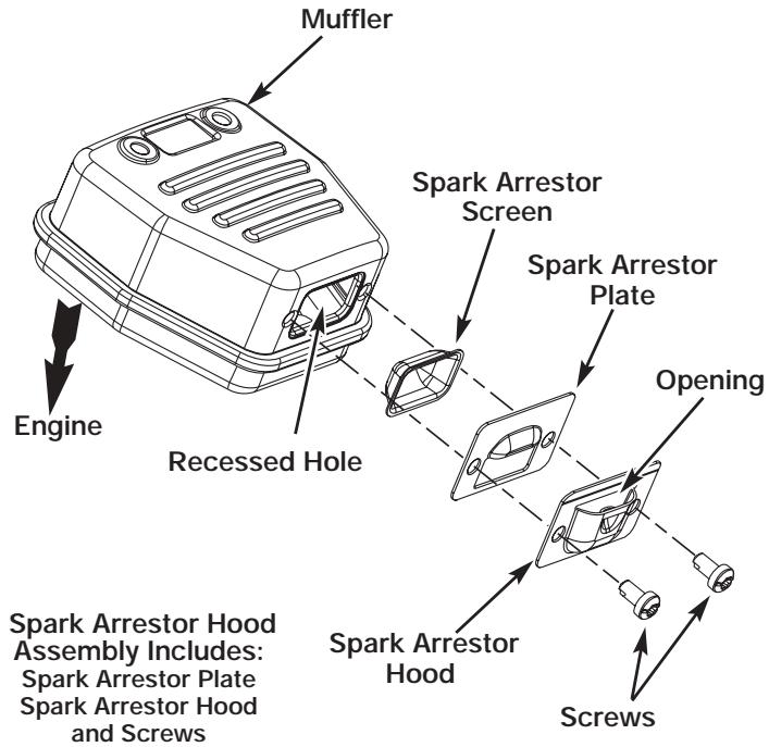 MCCULLOCH MT765 - SPARK ARRESTOR MAINTENANCE - 2