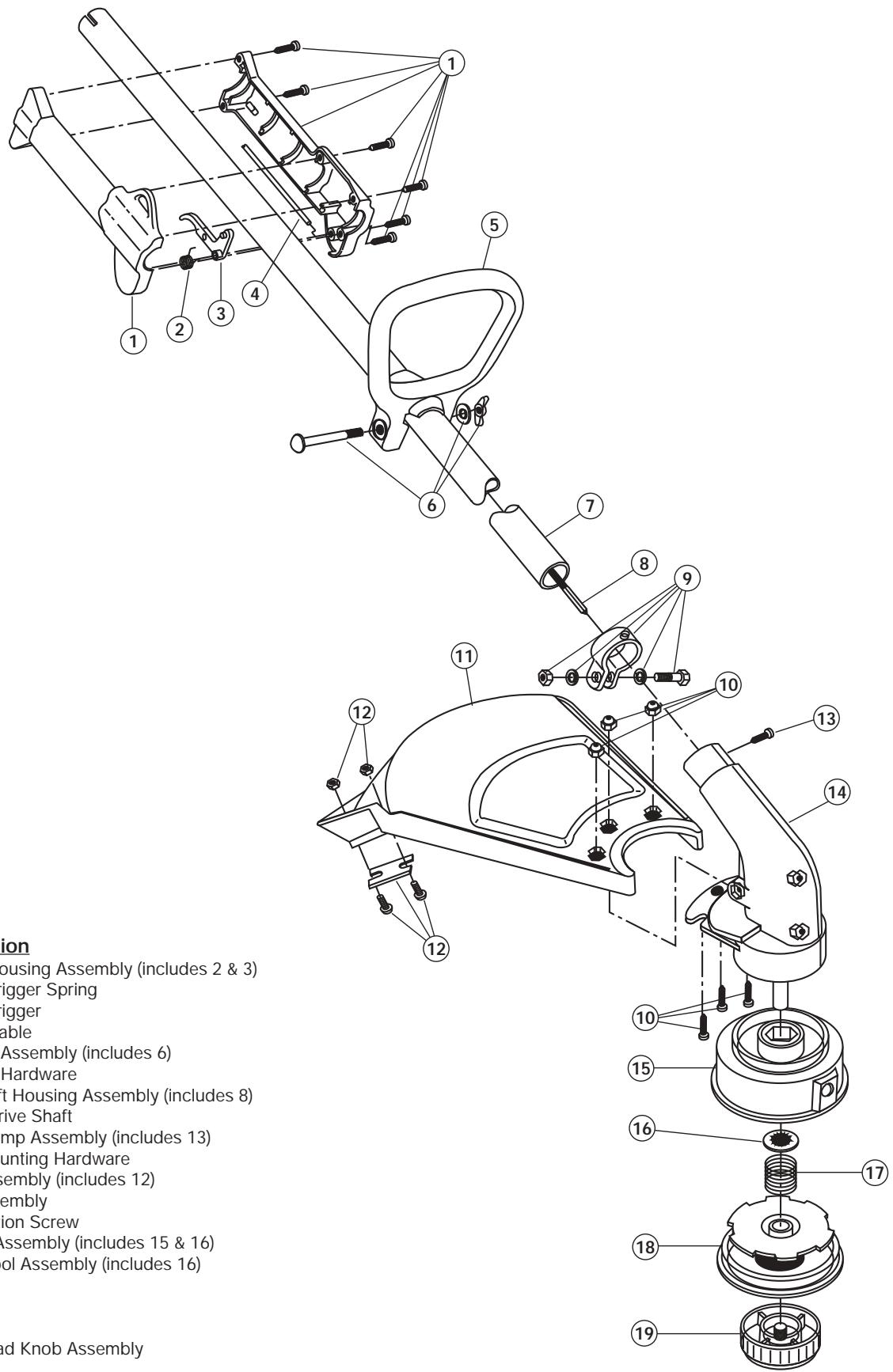 MCCULLOCH MT765 - 2-CYCLE GAS TRIMMER - 1