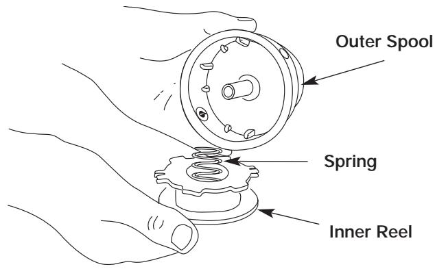 MCCULLOCH MT765 - Winding the Existing Inner Reel - 2