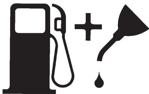 MCCULLOCH MCC1635A - 4-3. SIMBOLOS DE COMBUSTIBLE Y LUBRICACION - 1