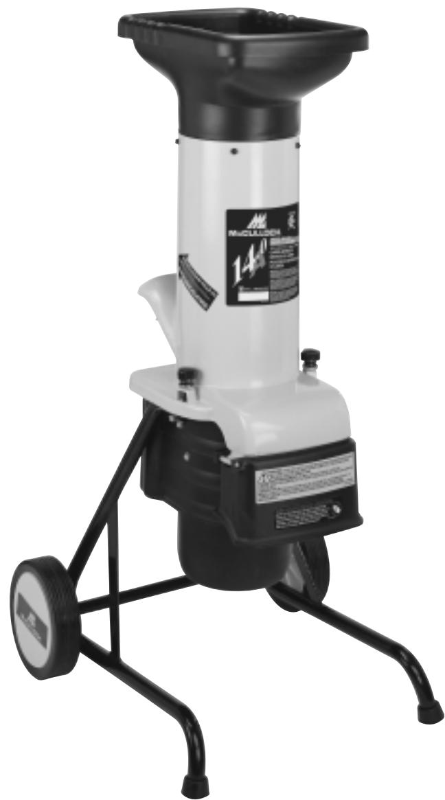 MCCULLOCH MCS2001 - MANUEL DE UTILISATION Coupage/Tonte Électriques - 1