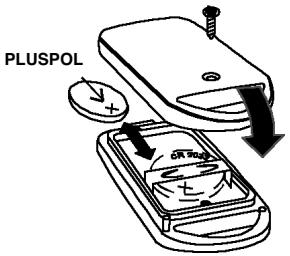 APRILIA ELECTRONIC ALARM - AUSTAUSCHEN DER BATTERIE DER FERNBEDIENUNG - 1