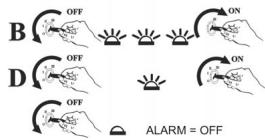 APRILIA ELECTRONIC ALARM - EMERGENCY DISARMING VIA THE OVERRIDE CODE - 2