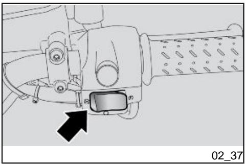 APRILIA MANA GT ABS - Bouton du démarrage (02_36) - 1