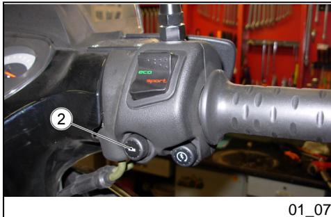 APRILIA SCARABEO 125 IE - Voyant de contrôle de l'injection électronique d'essence « 12 - 5