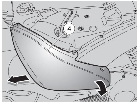 APRILIA SCARABEO 250 - REMOVING THE CENTRAL FAIRING - 1