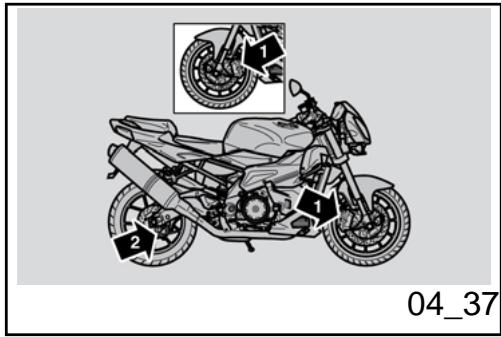 APRILIA TUONO R - Une fois le remontage terminé: - 1