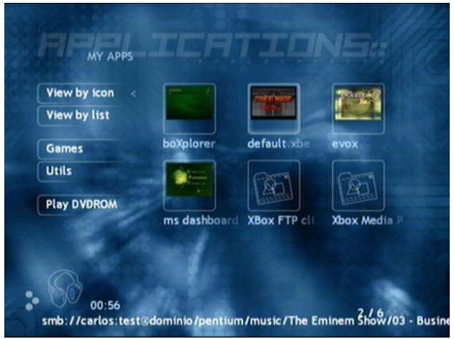MICROSOFT XBOX MEDIA PLAYER 2.3 - Mes applications - 1