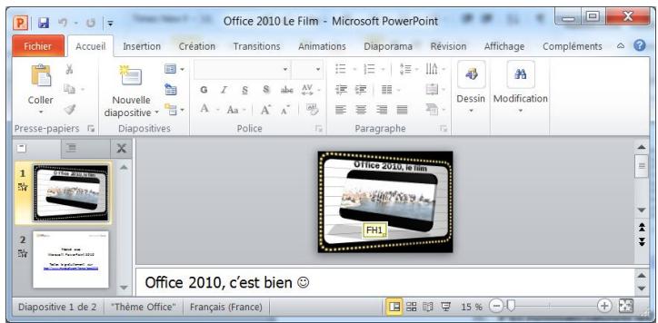 MICROSOFT WORD 2010 - Iii. personnalisation de powerpoint 2010 - 2