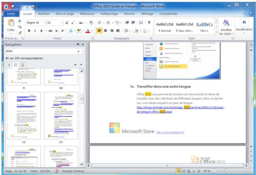 MICROSOFT WORD 2010 - Recherche d'une information dans un document - 1
