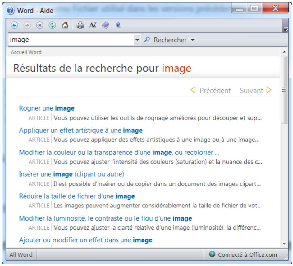 MICROSOFT WORD 2010 - Iii. Une aide en ligne intuitive - 1