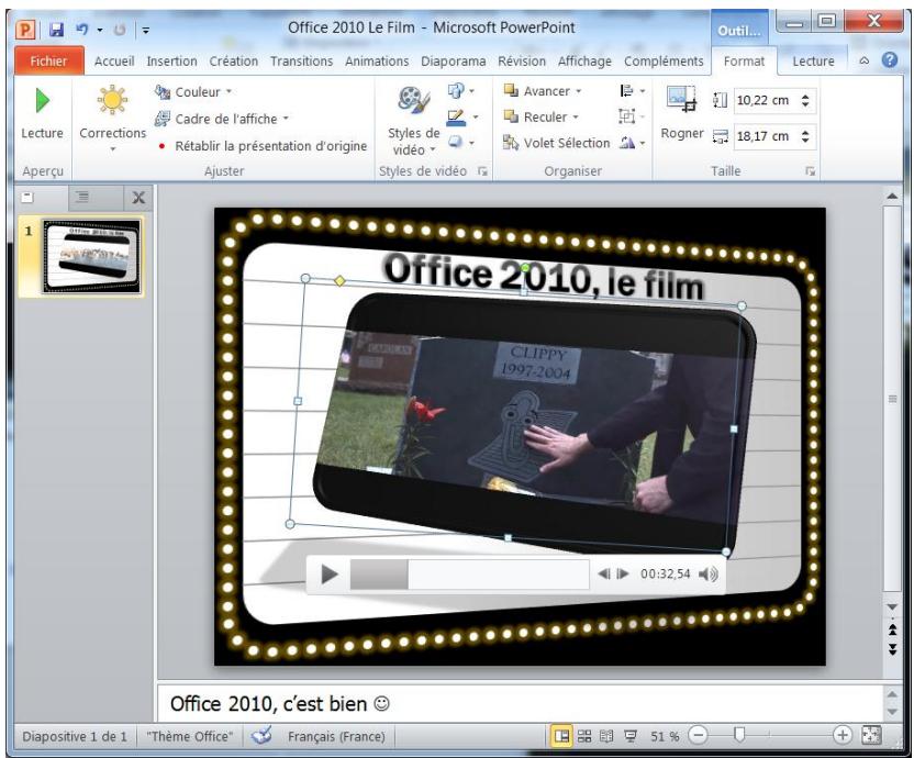 MICROSOFT WORD 2010 - Utilisations de films - 1