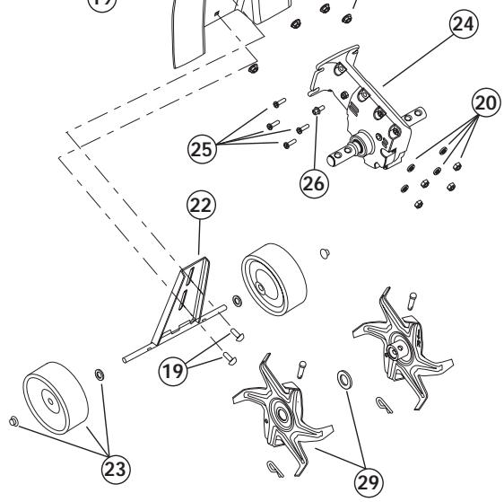 MTD 21A121R665 - Item Part No. Description - 1