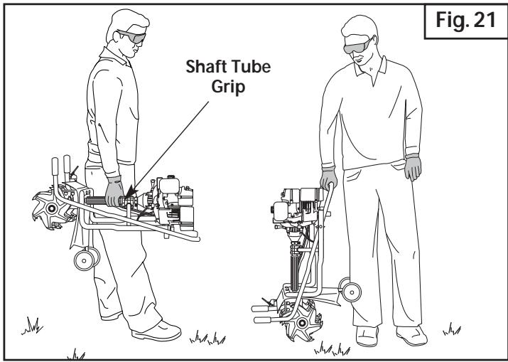 MTD 21A121R665 - MOVING THE UNIT - 2