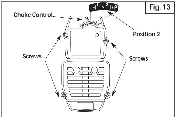 MTD 21A121R765 - Removing the Air Filter/Muffler Cover - 2