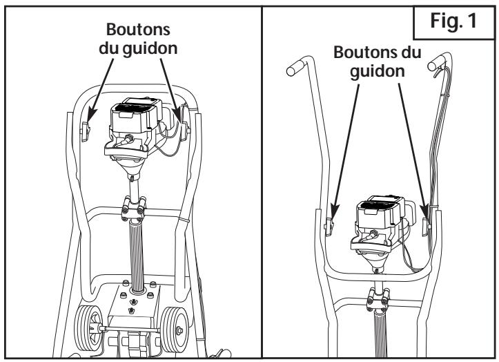 MTD 21A121R765 - Réglage de la hauteur du GUIDON - 1
