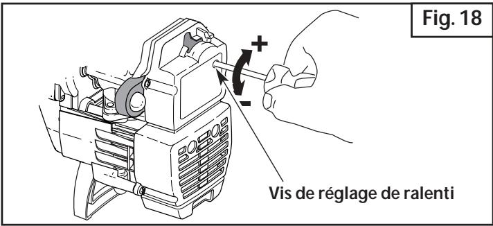 MTD 21A121R765 - Réglage de la vis de ralenti - 2