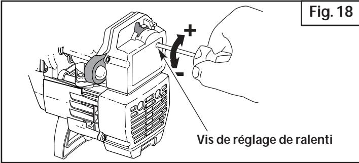 MTD 21AK410G163 - Réglage de la vis de ralenti - 2