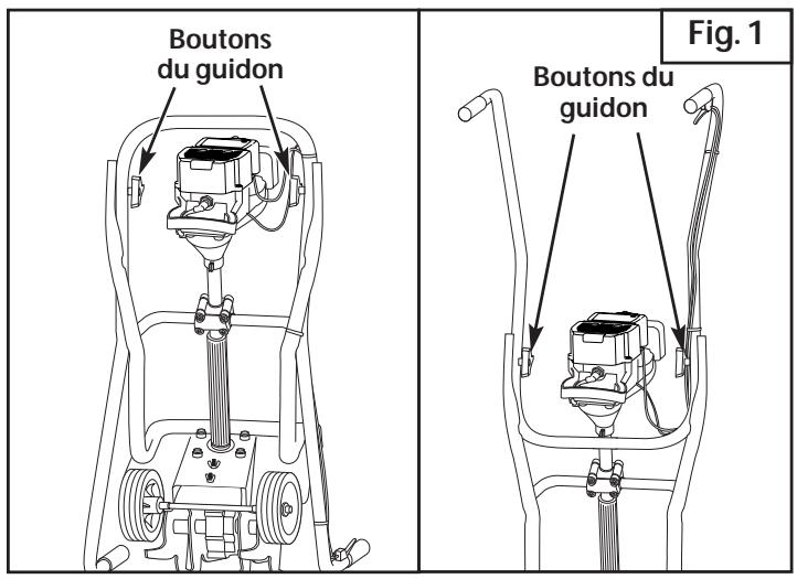 MTD 21AK410G163 - Réglage de la hauteur du GUIDON - 1