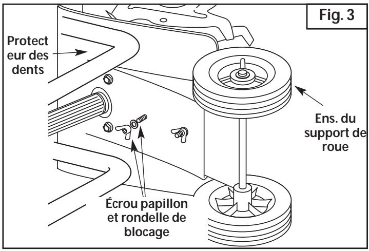 MTD 21AK410G163 - Installation du support de ROUE - 3