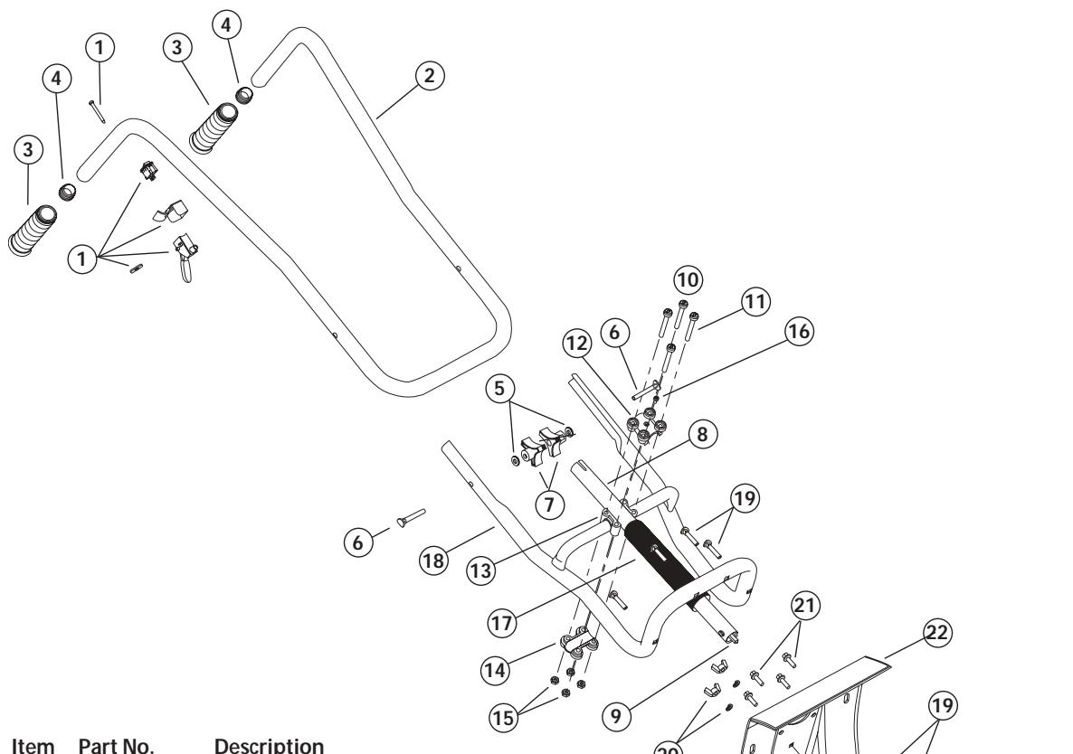 MTD 21AK410G163 - BOOM AND CULTIVATOR PARTS - MODEL BL410 2-CYCLE GAS CULTIVATOR - 1