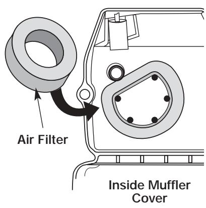 MTD 41ADT25C066 - Cleaning the Air Filter - 1