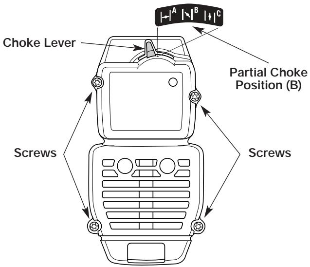 MTD 60-3857-0 - Removing the Air Filter/Muffler Cover - 2