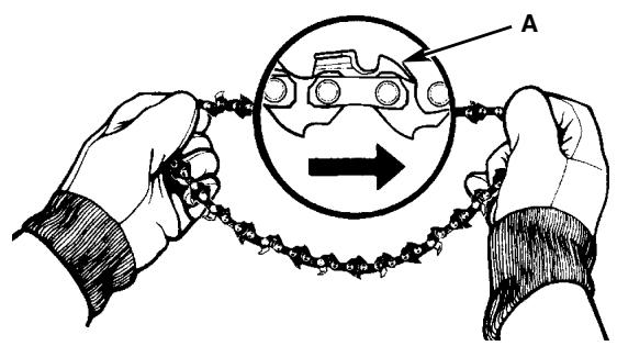 MTD EB358A - TO INSTALL SAW CHAIN: WARNING - 1
