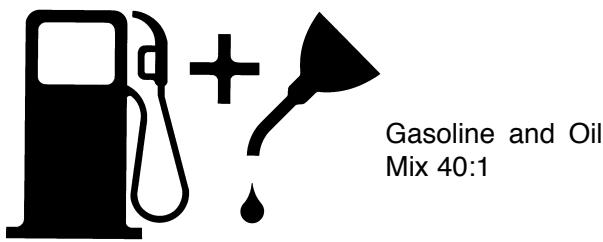 MTD MB2500BP - 5-5. FUEL AND LUBRICATION SYMBOLS - 1