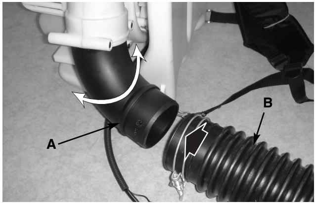 MTD MB2500BP - 4-1. CONEXION DEL TUBO FLEXIBLE - 1