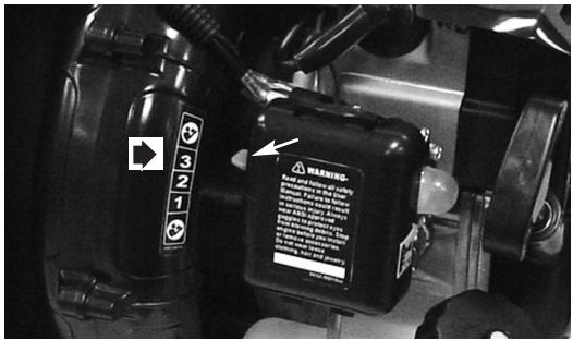 MTD MB2500BP - 6-1. STARTING A COLD ENGINE (Above 55^ ) - 7