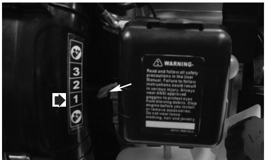 MTD MB2500BP - 6-1. STARTING A COLD ENGINE (Above 55^ ) - 3