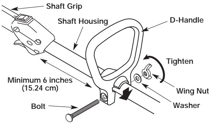 MTD TB20CS - INSTALL AND ADJUST THE D-HANDLE - 1