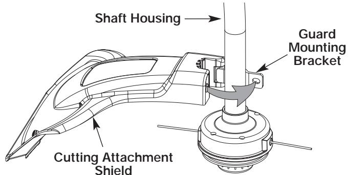 MTD TB20CS - INSTALL THE CUTTING ATTACHMENT SHIELD - 2