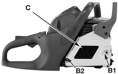 MTD TB4016CC - INSTALL THE GUIDE BAR - 4
