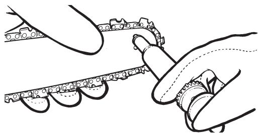MTD TB4016CC - Sprocket Tip Lubrication - 2