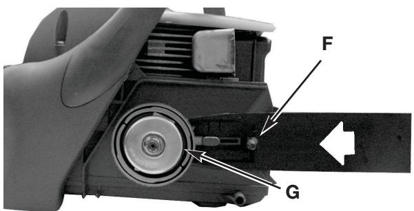 MTD TB4016CC - INSTALL THE GUIDE BAR - 5