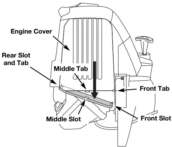 MTD TB415CS - Adjust Idle Speed Screw - 2