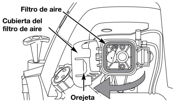 MTD TB415CS - Limpieza del filtró de aire - 2