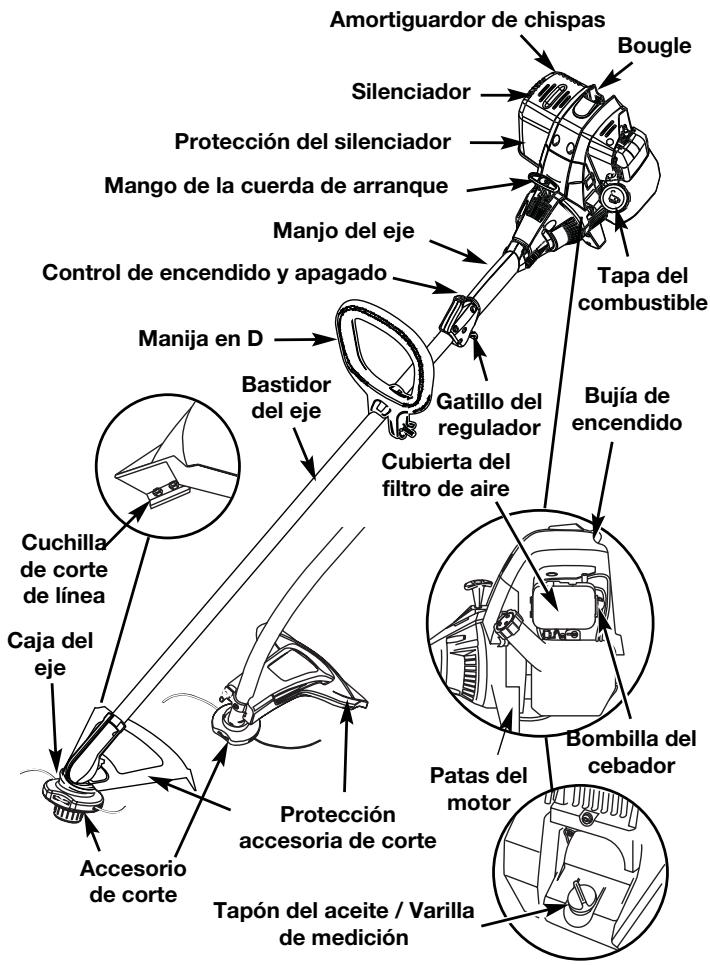 MTD TB415CS - AJUSTE DE LA MANIJA EN D - 2