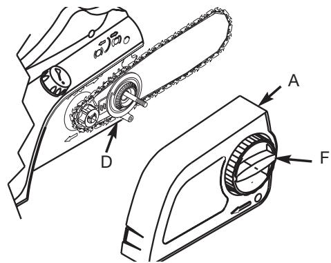 MTD TB4516CC - INSTALL THE SAW CHAIN - 3