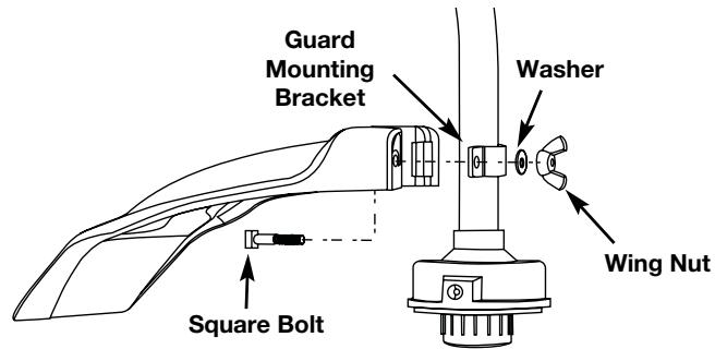 MTD TB465SS - INSTALL THE SHIELD ON A CURVED SHAFT (TB415CS Only) - 2
