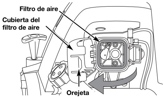 MTD TB465SS - Limpieza del filtró de aire - 2