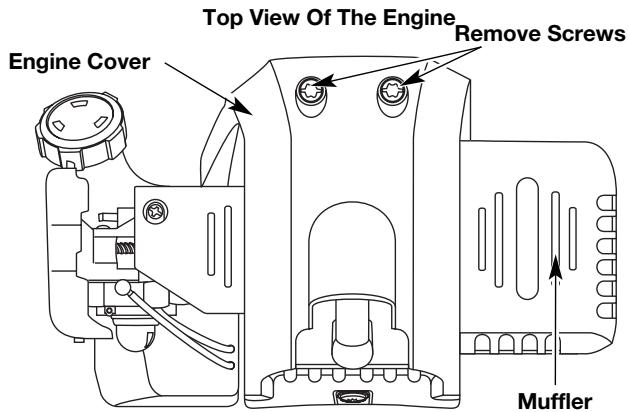 MTD TB465SS - Adjust Idle Speed Screw - 3
