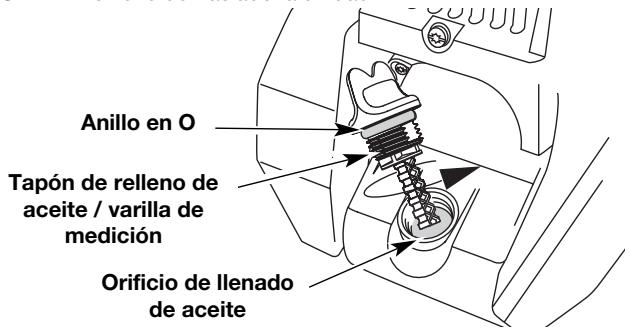 MTD TB465SS - INSPECCION DEL NIVEL DE ACEITE - 3